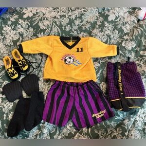 American Girl Pleasant Company Shooting Stars Soccer Outfit